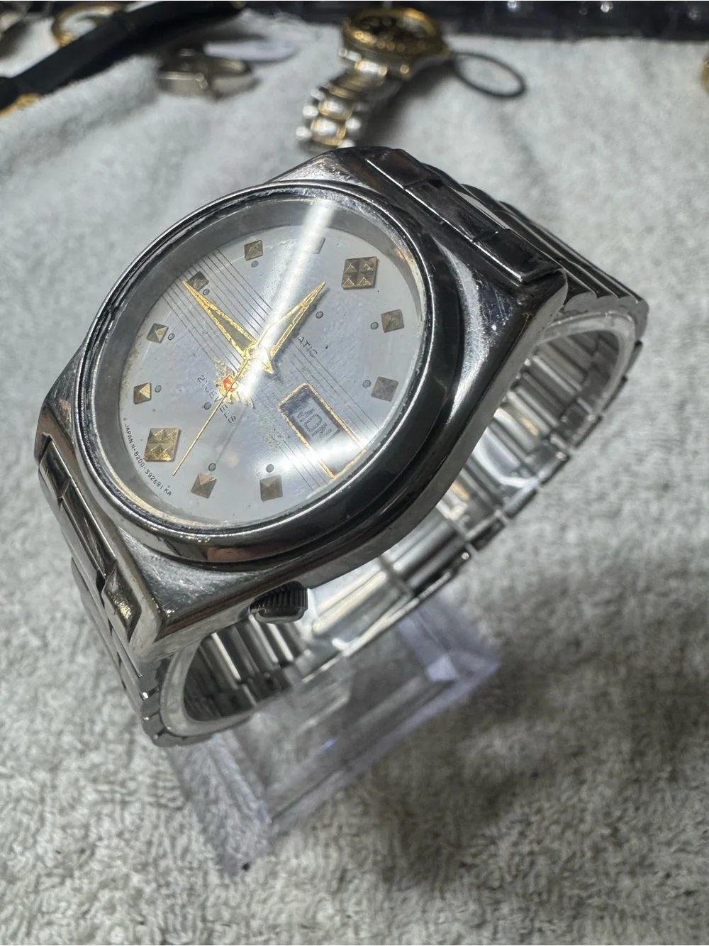 Citizen Silver Stainless Steel Analog Watch with Day-Date